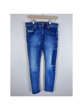 Diesel Thommer-X Slim Skinny Jeans Blue Medium Wash 0097W Stretch Men 30X32